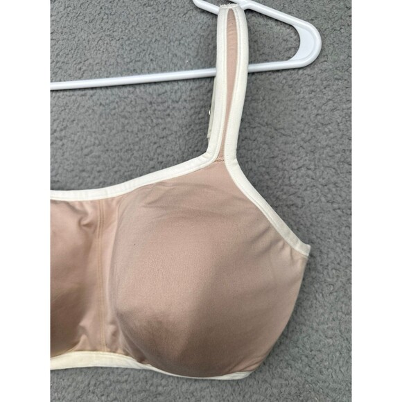 Natori Yogi Contour Convertible Sports Bra light mocha/ivory 36DD - Picture 3 of 7